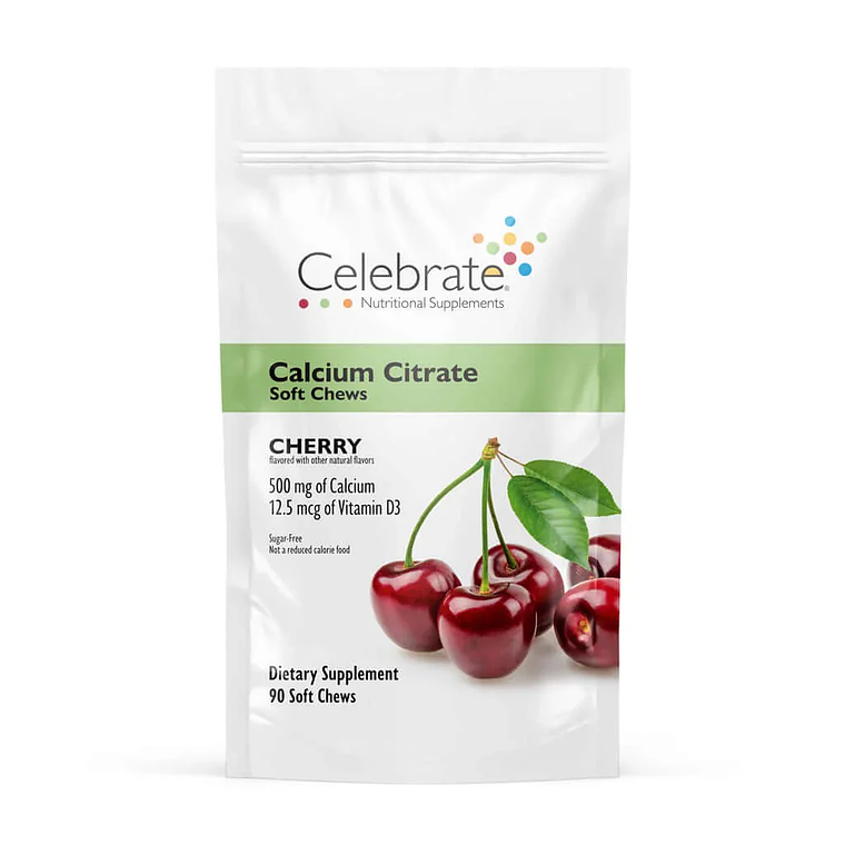 Citrato de Calcio - Masticables - Celebrate 4