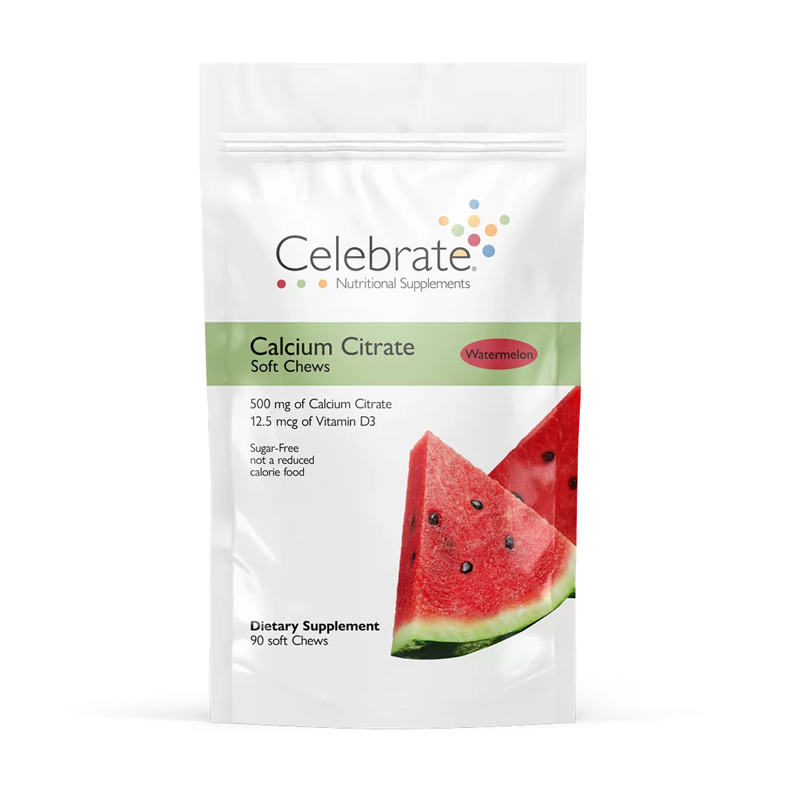 Citrato de Calcio - Masticables - Celebrate 3