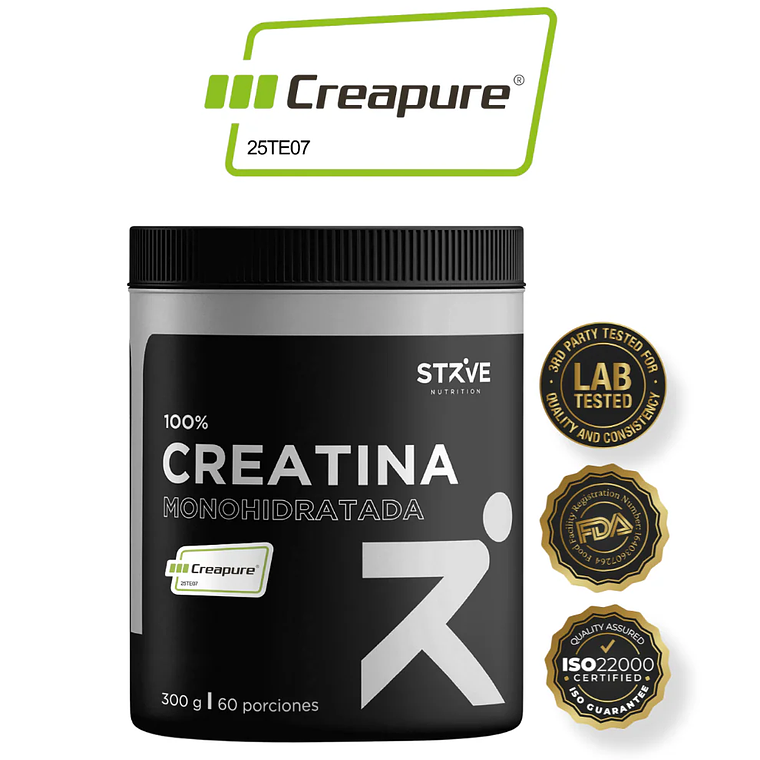 Creapure ® - Creatina Monohidratada - Sin sabor - Strive 1