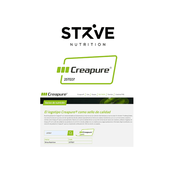 Creapure ® - Creatina Monohidratada - Sin sabor Pack 2 Unidades 2