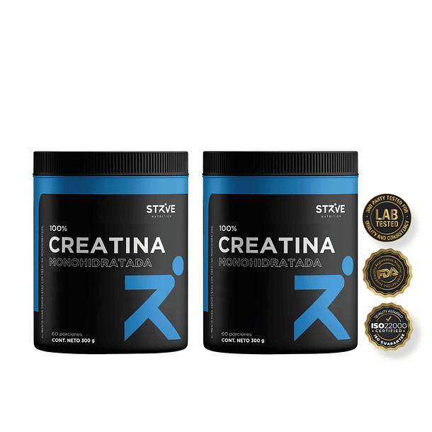 Creatina Monohidratada Micronizada - Sin Sabor Pack 2 Unidades 1