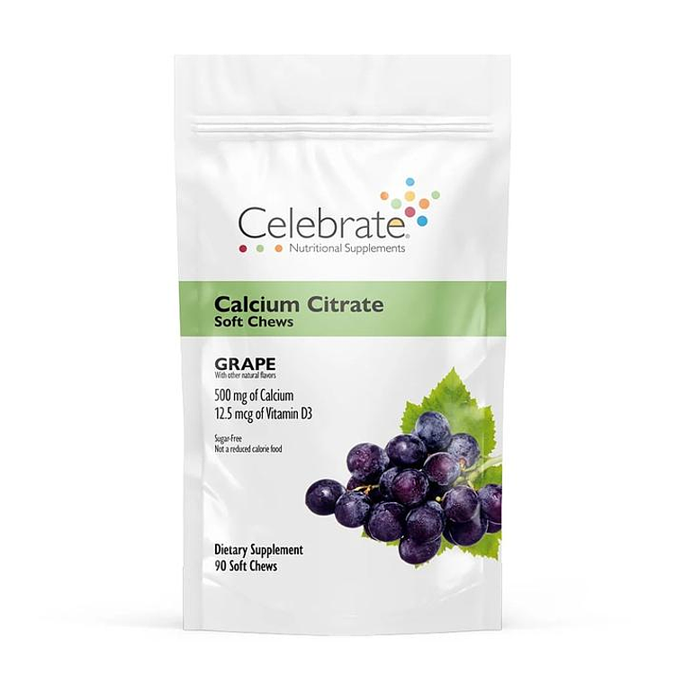 Citrato de Calcio - Masticables - Celebrate 6