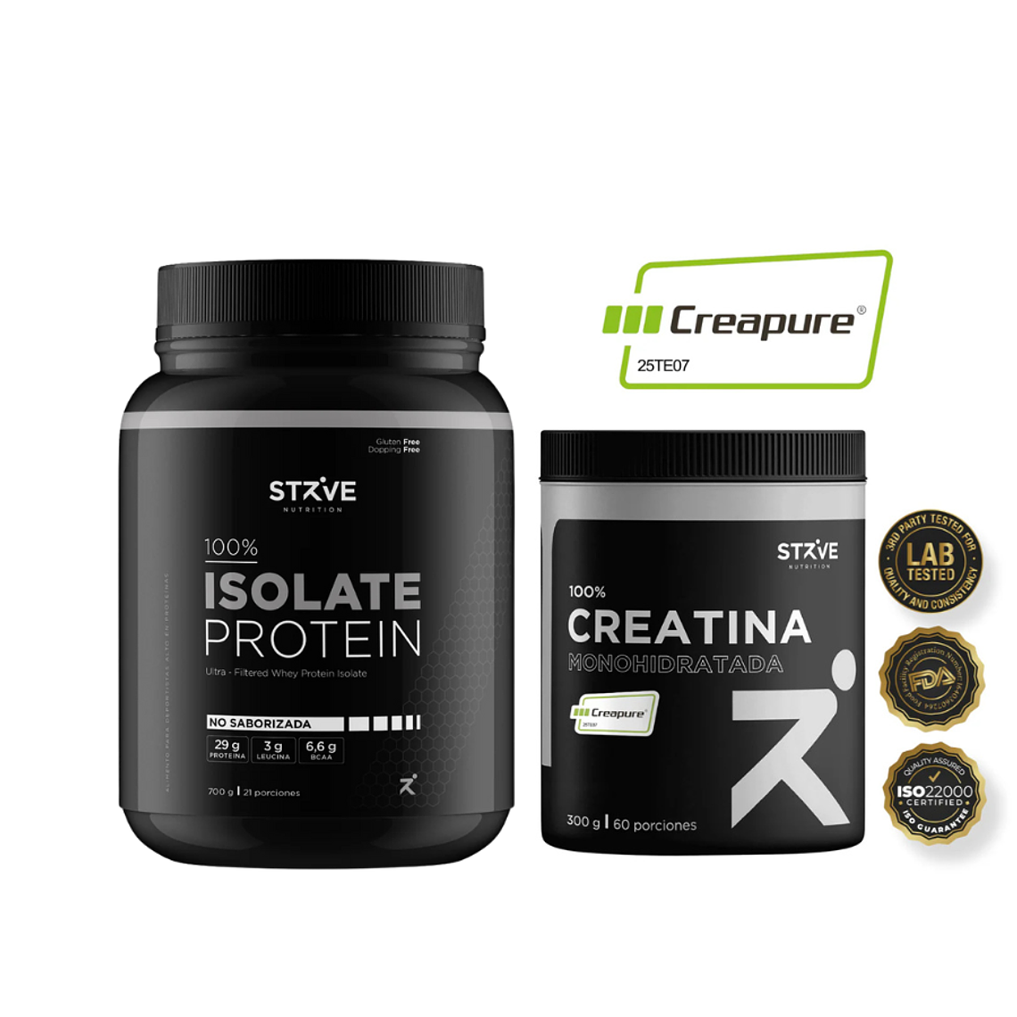 CREATINA Creapure ® & Isolate Protein - Proteina Aislada 1
