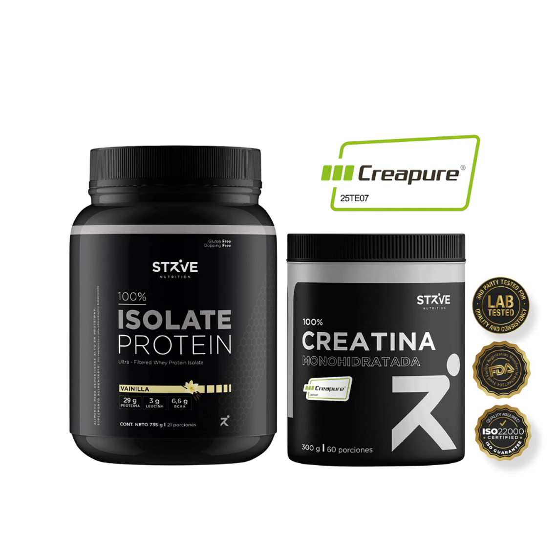 CREATINA Creapure ® & Isolate Protein - Proteina Aislada 2