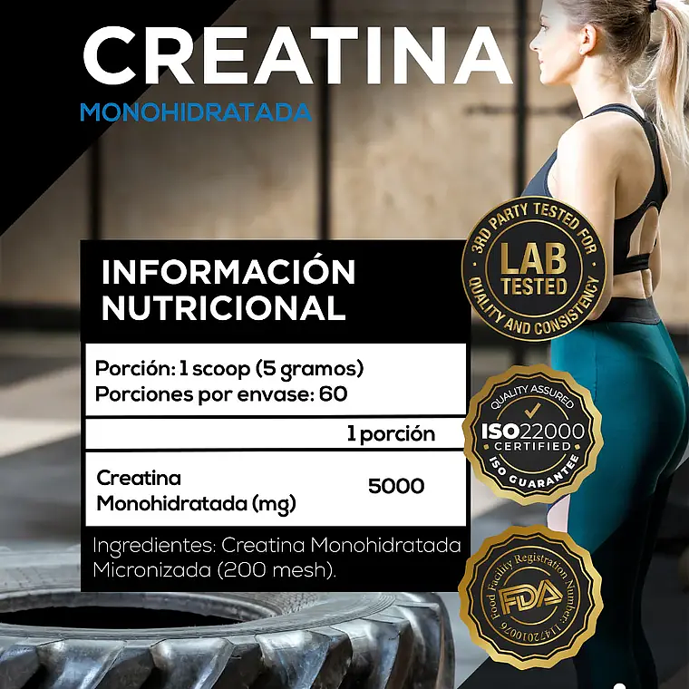 CREATINA MONOHIDRATADA 200 MESH & ISOLATE PROTEIN - PROTEINA AISLADA 3