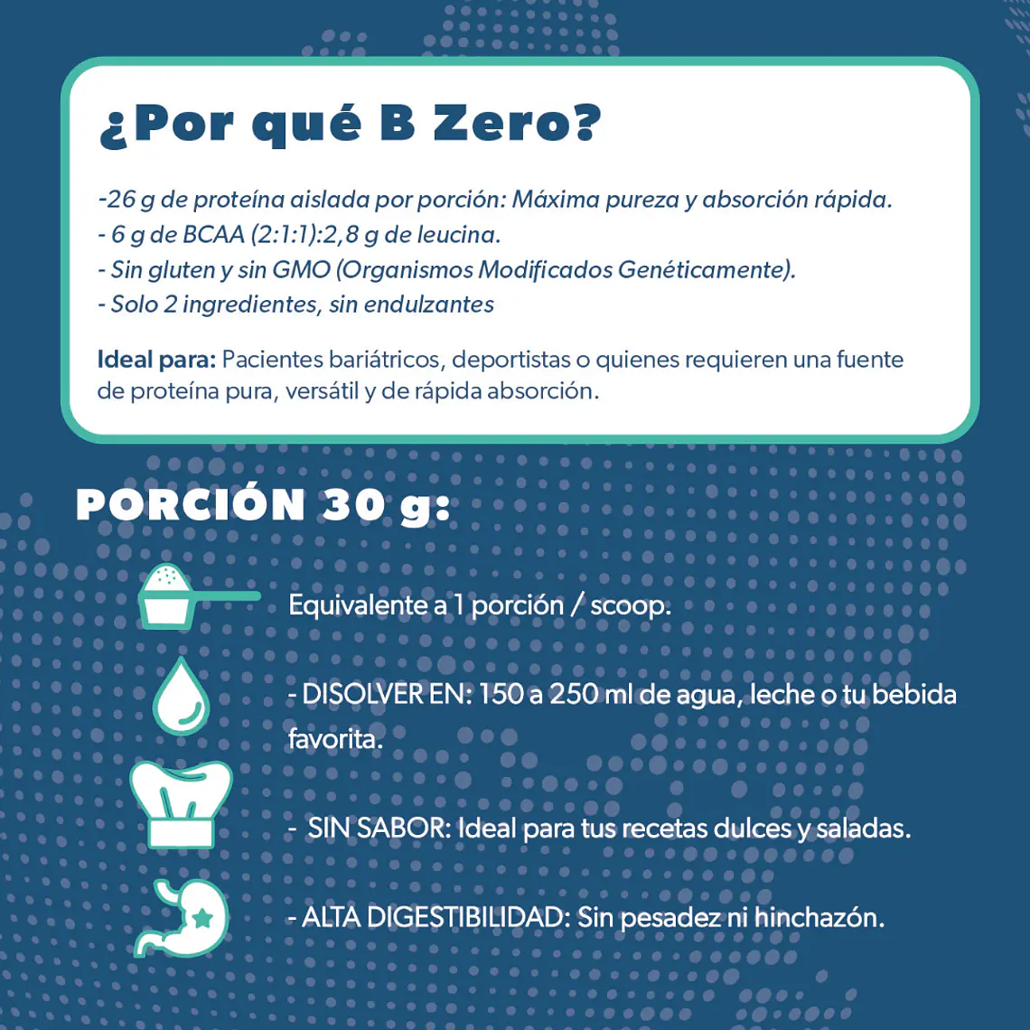 Proteina Aislada - Sin Sabor - B Zero 4