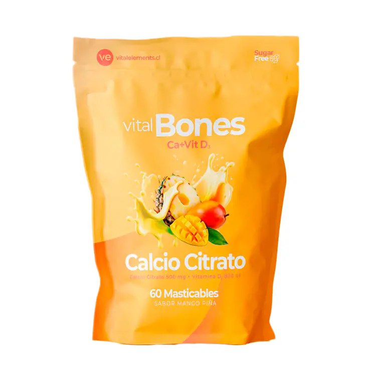 Citrato de Calcio y Vitamina D3 - Masticables - VitalBones 2