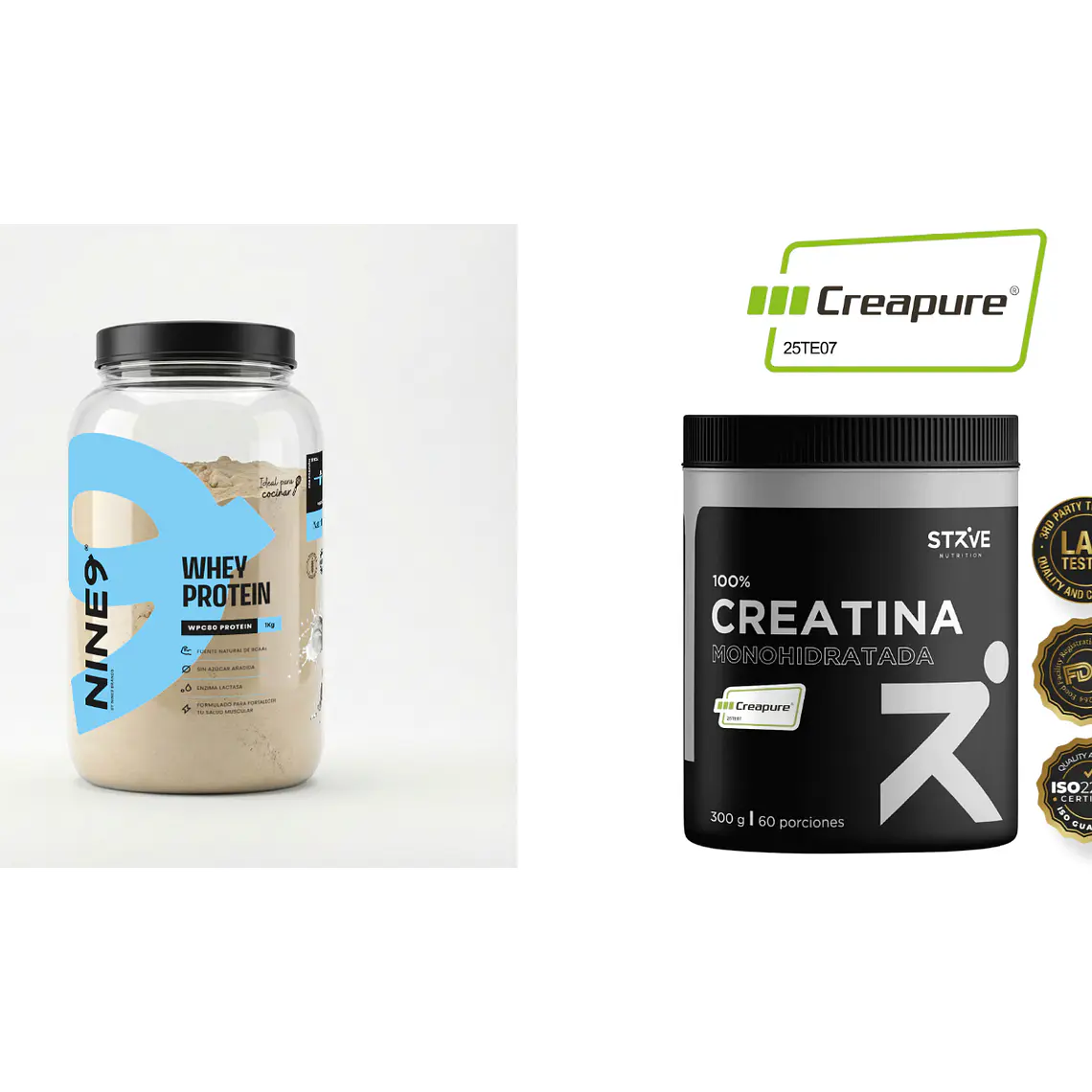 Pack Whey9 + Creapure 1