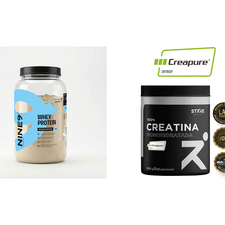 Pack Whey9 + Creapure 1