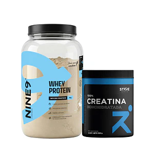 Proteína Whey NINE9 Sin Sabor & Creatina Monohidratada Micronizada 200 Mesh
