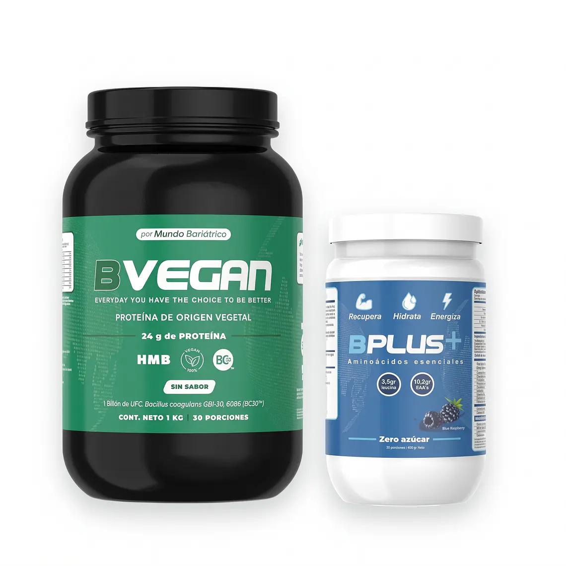 Proteína Vegetal B Vegan Sin Sabor & Aminoácidos B Plus+ Blue Raspberry 1