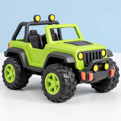 Carrito explorador todoterreno, verde lima