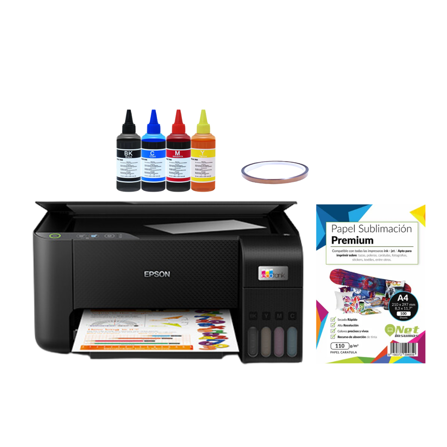 Kit Sublimación Impresora Multifuncional Epson Ecotank L3210 1