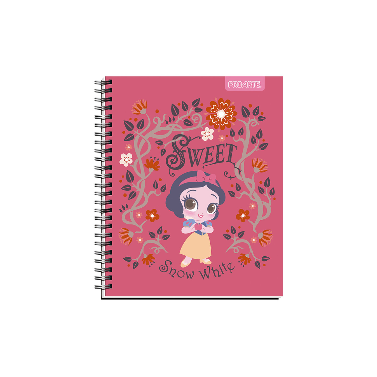 Cuaderno Universitario 100 hojas  20.2×25 cms Princesas Disney  8