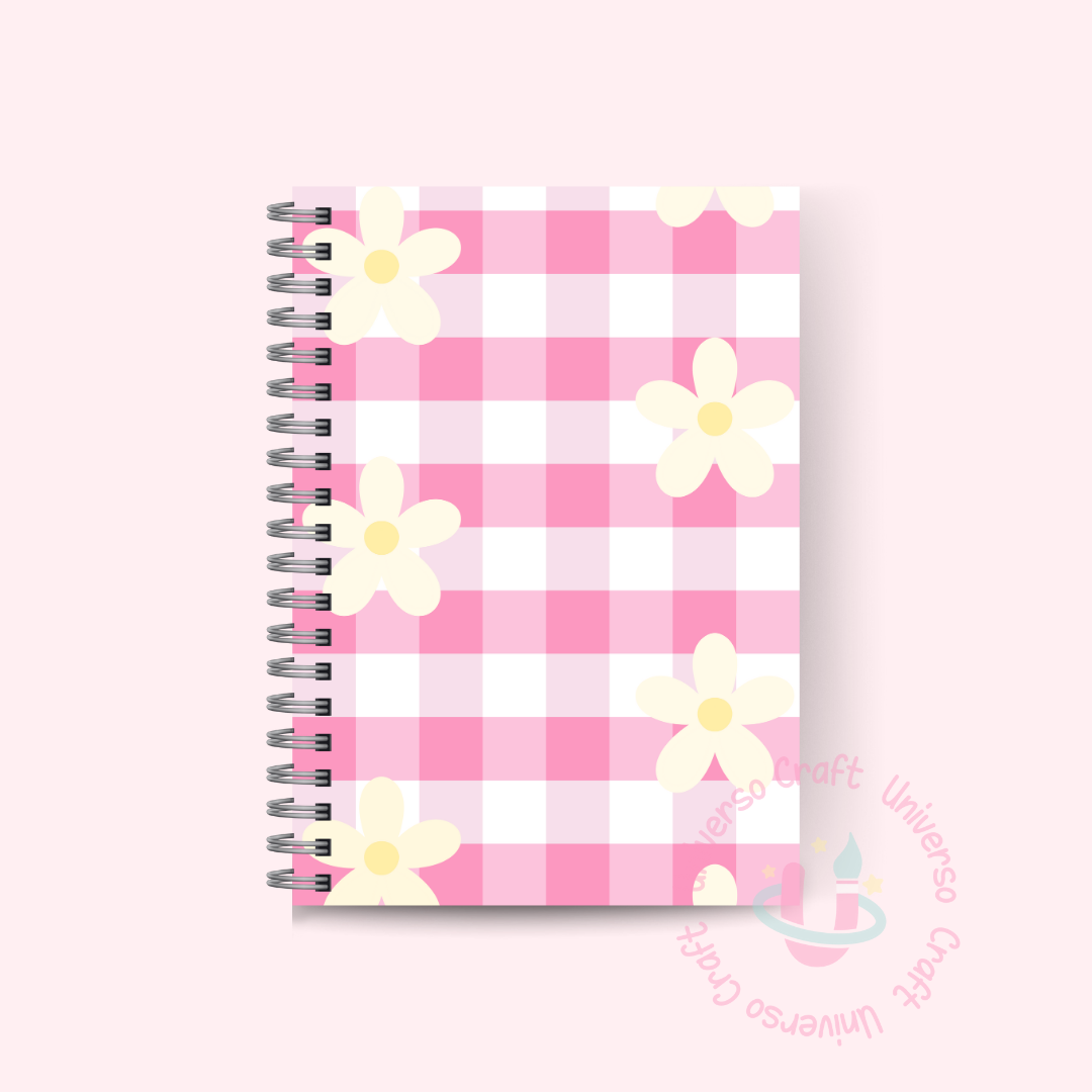 Set Portada y Contraportada Agenda A5  Flores - Diseño 35 1