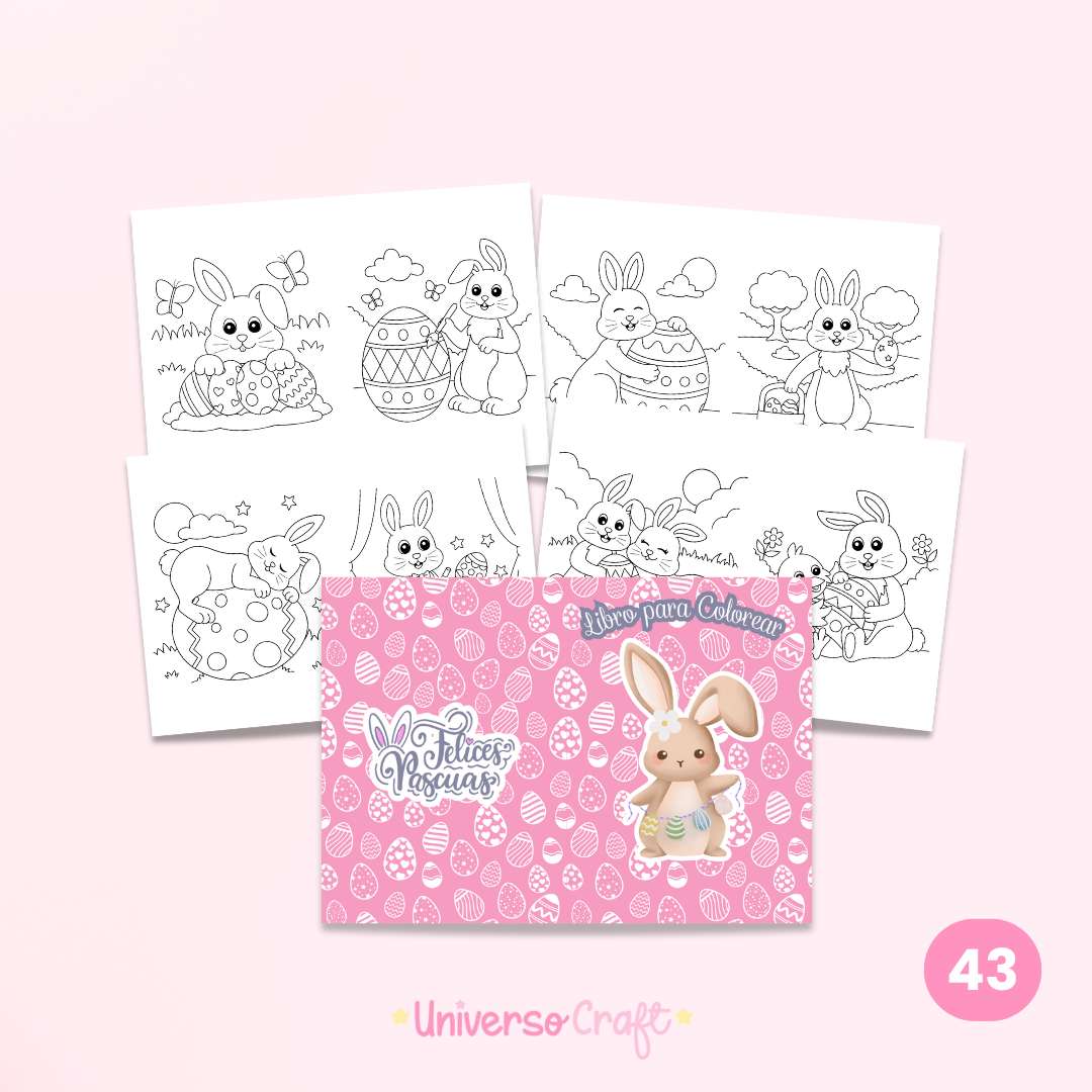 Archivo Digital - Librito para pintar Pascua - Diseño 43 1