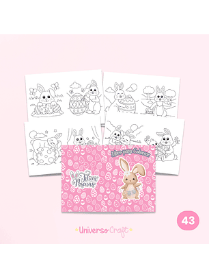 Archivo Digital - Librito para pintar Pascua - Diseño 43