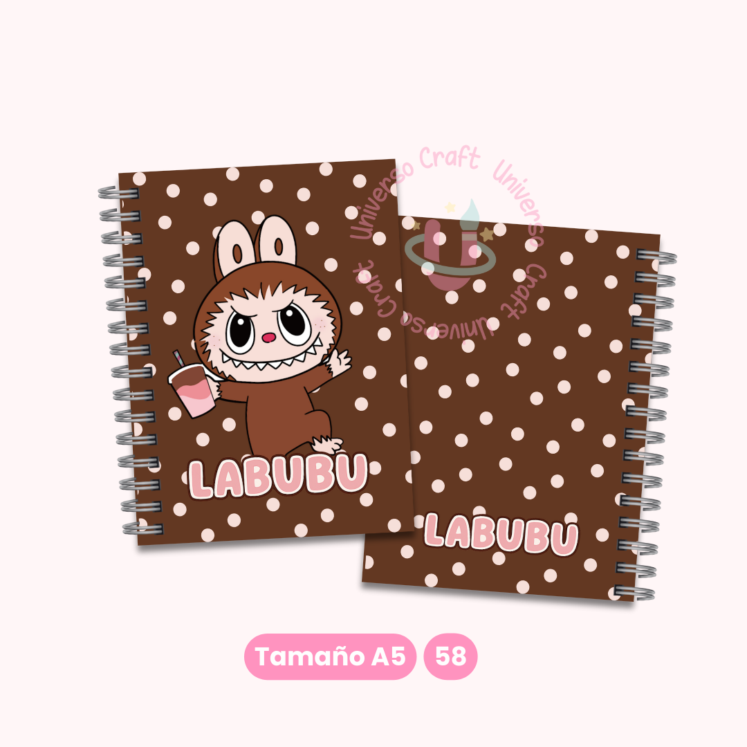 Archivo Digital - Set Portadas y Contraportadas Labubu Café - Diseño 58 1