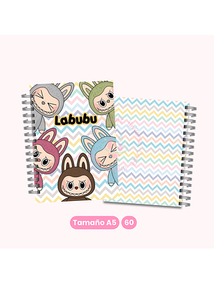 Archivo Digital - Set Portadas y Contraportadas Labubu y amigos - Diseño 60