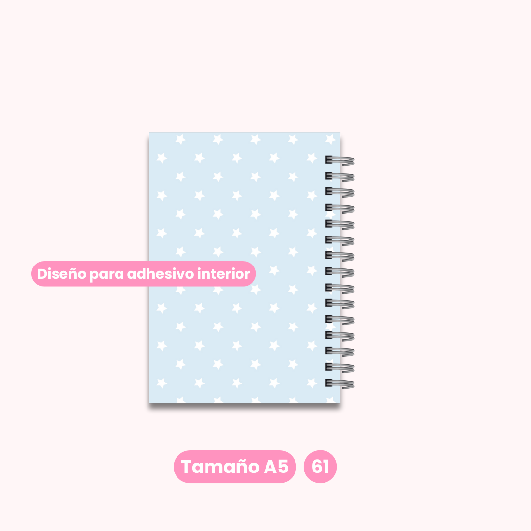 Archivo Digital - Set Portadas y Contraportadas Labubu celeste - Diseño 61 2