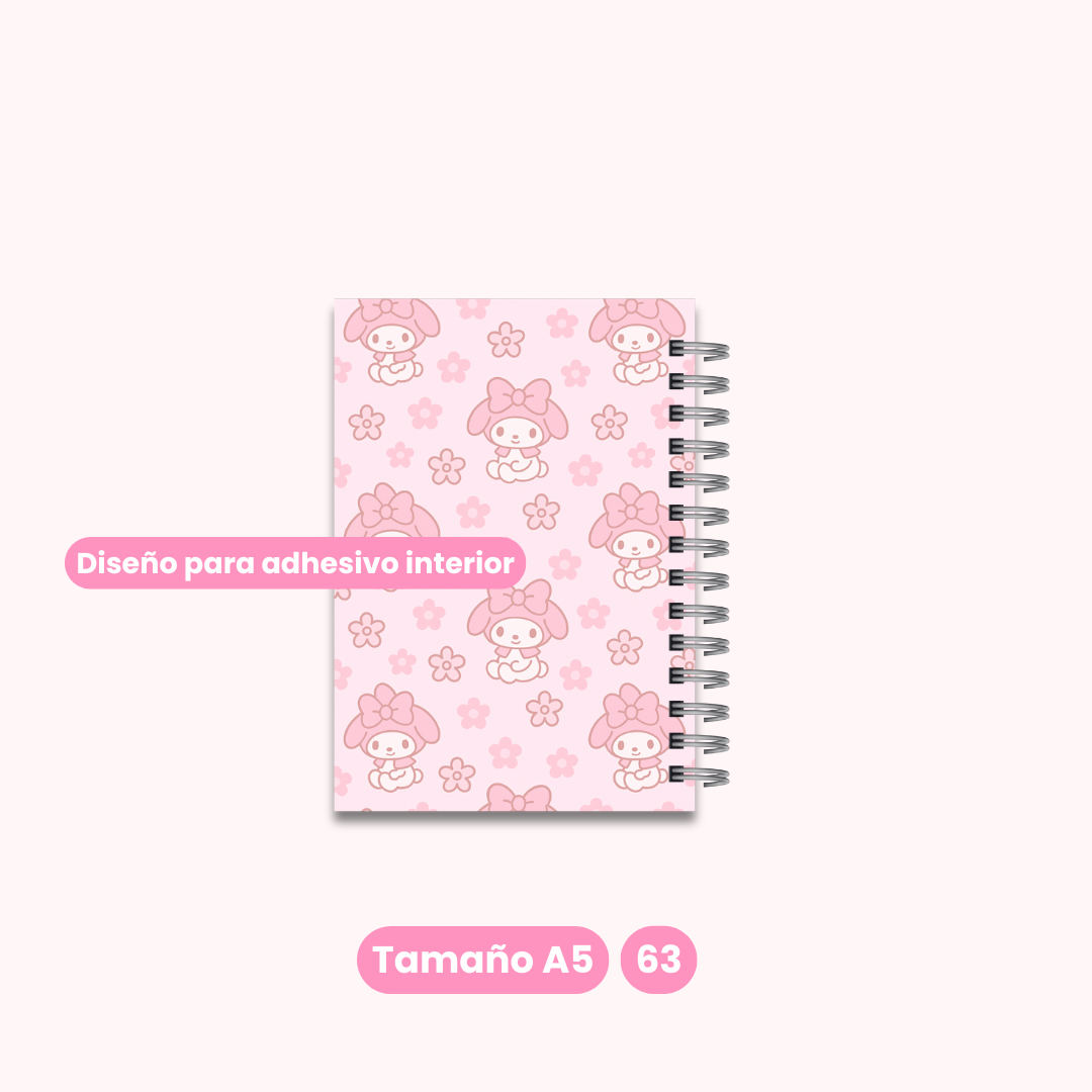 Archivo Digital - Set Portadas y Contraportadas My Melody A5 - Diseño 63 2