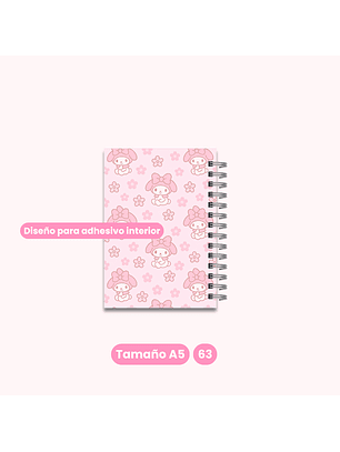 Archivo Digital - Set Portadas y Contraportadas My Melody A5 - Diseño 63