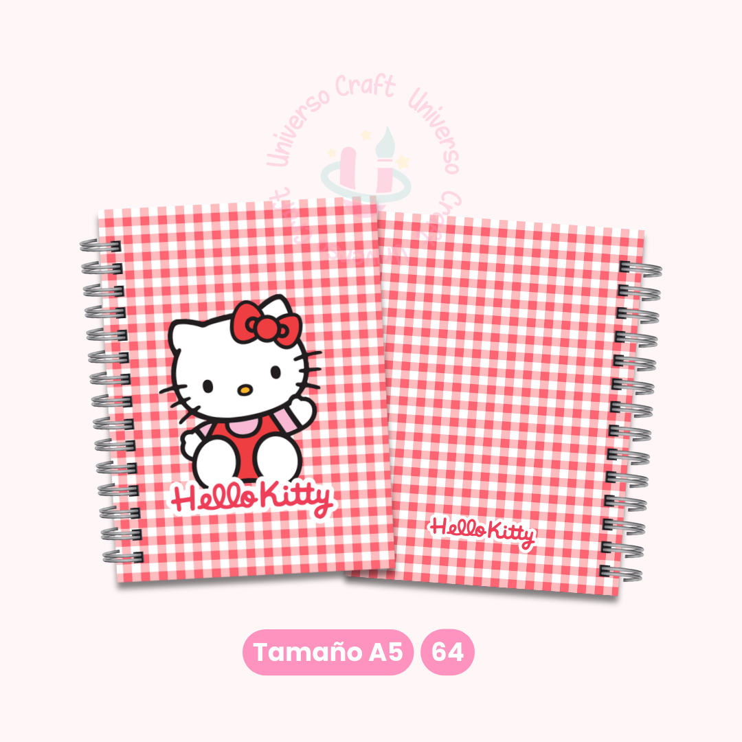 Archivo Digital - Set Portadas y Contraportadas Hello Kitty Rojo - Diseño 64 1