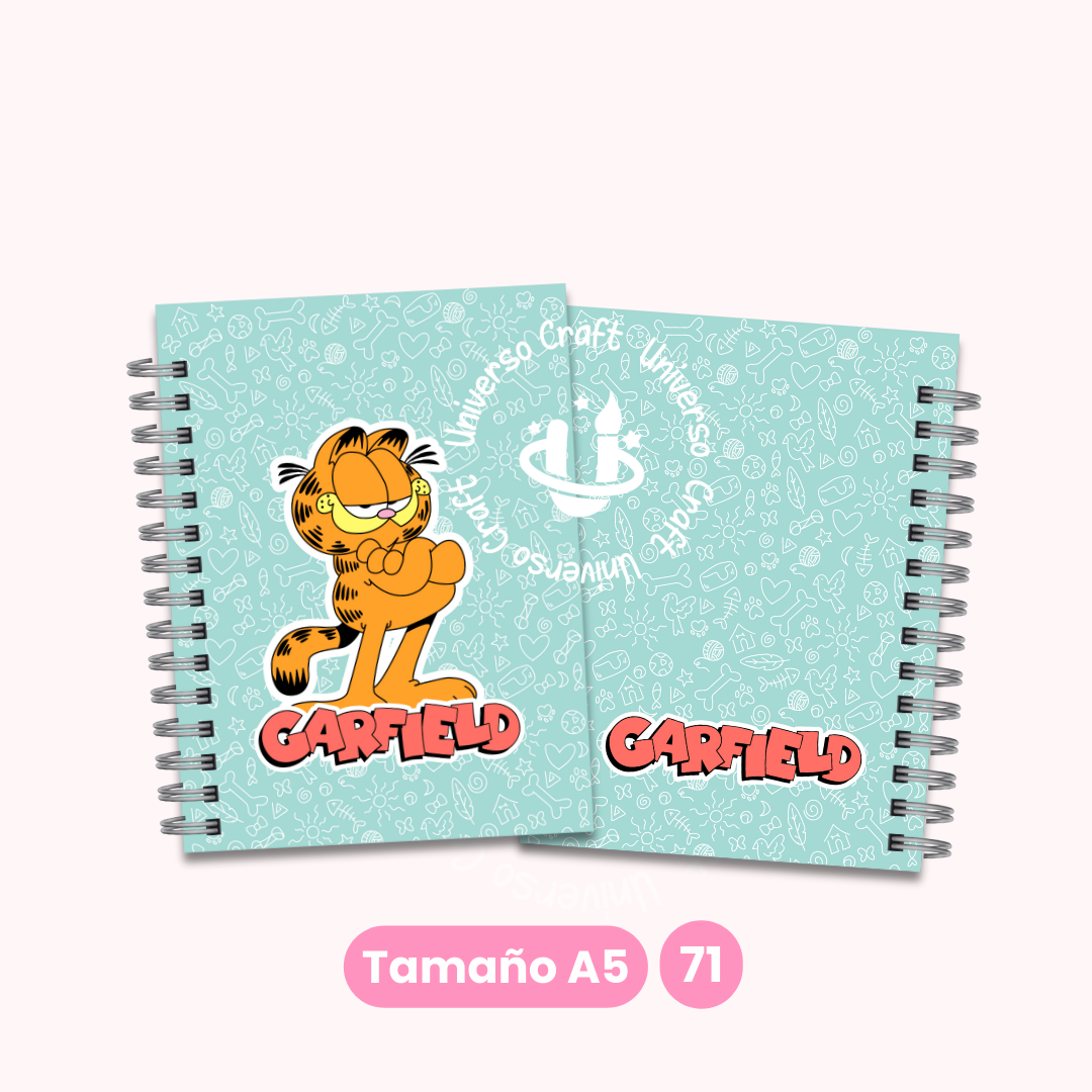 Archivo Digital - Set Portadas y Contraportadas Gardfield Menta - Diseño 71 1