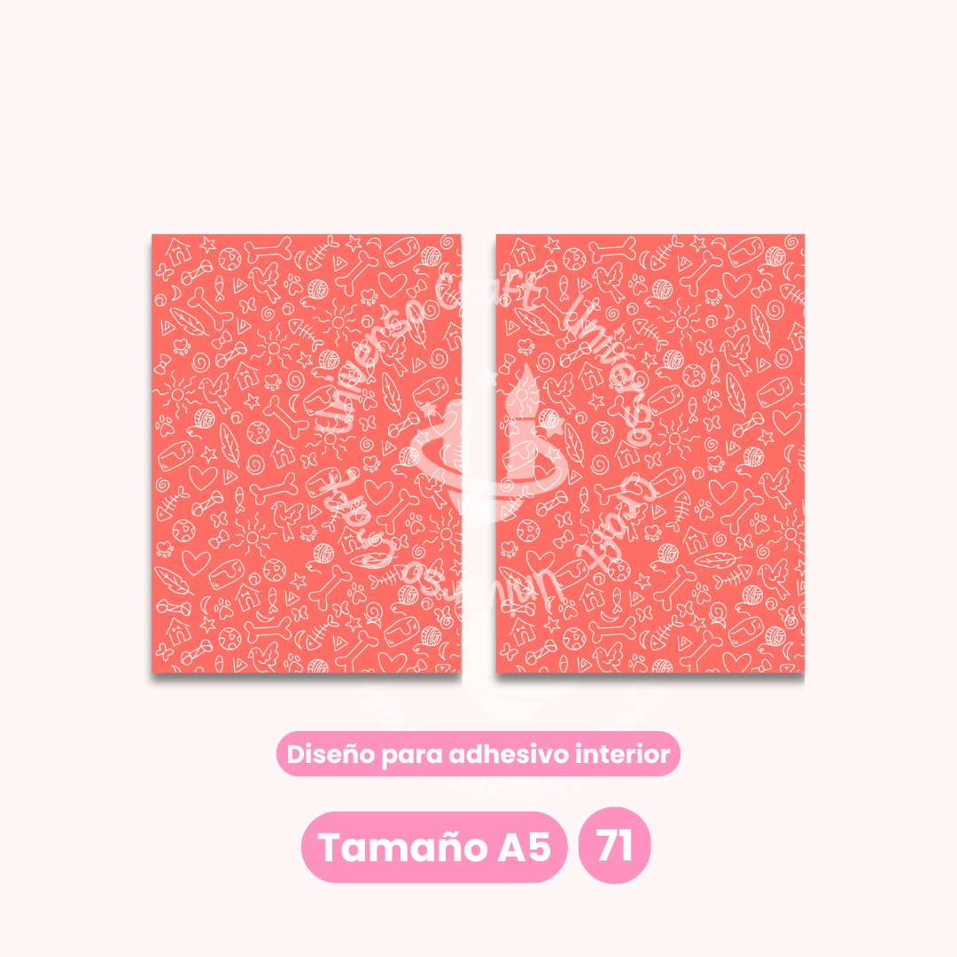 Archivo Digital - Set Portadas y Contraportadas Gardfield Menta - Diseño 71 2