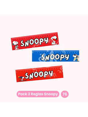 Archivo Digital Descargable - Reglas para Termolaminar - Snoopy N°76