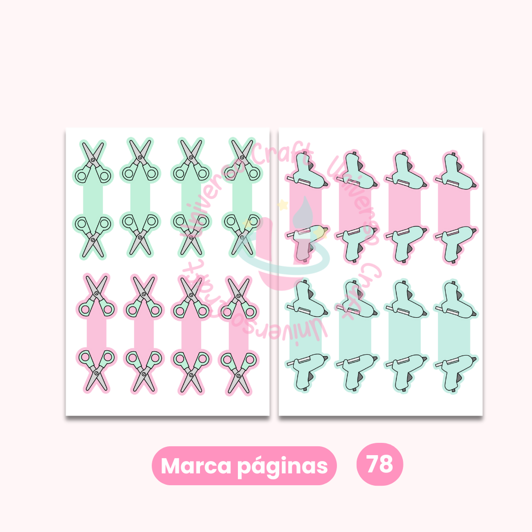 Archivo Digital - Marca páginas para imprimir- Diseño 78 2