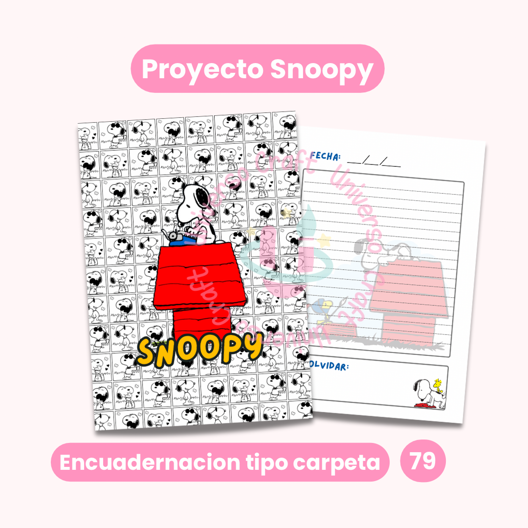 Archivo Digital - Proyecto Snoopy Rojo - Diseño N°79 1