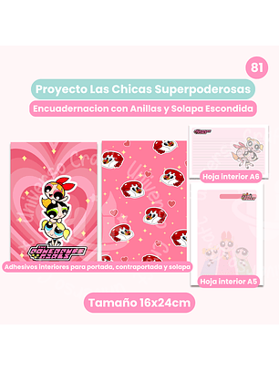 Archivo Digital - Proyecto Chicas Superpoderosas 16 x 24 cm - Diseño 81