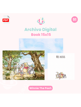 Archivo Digital - Book Winnie 15x15 - Diseño 91