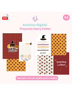 Archivo Digital - Proyecto anillo semi visible Harry Potter - Diseño 94
