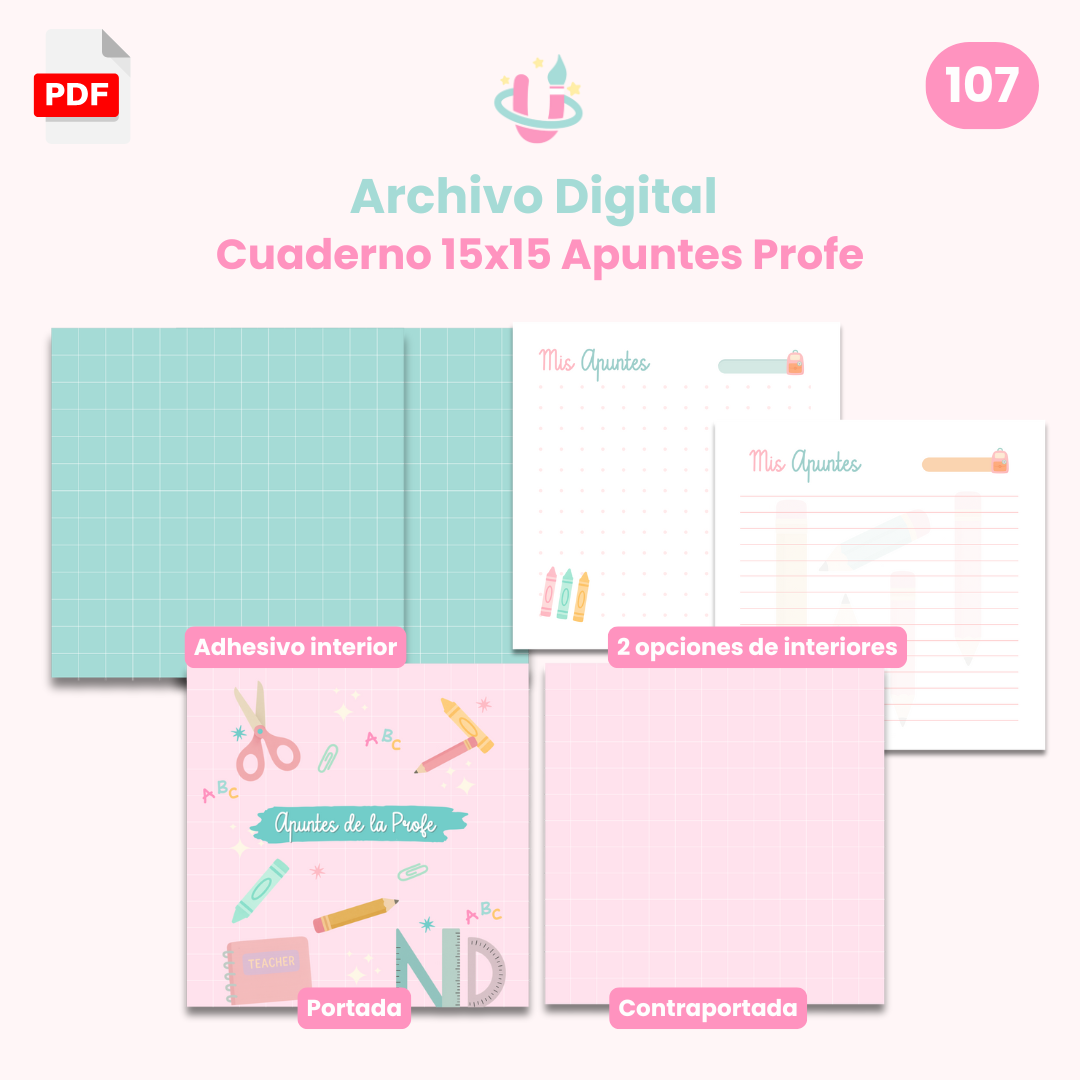 Archivo Digital - Pack Premium Diseño Profes Docentes Maestra - Diseño 107 3