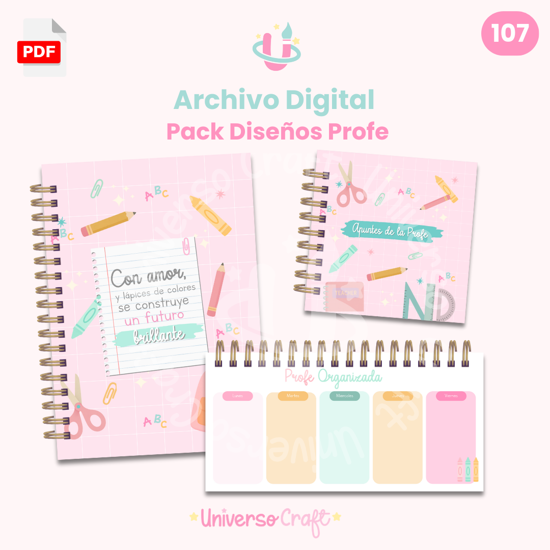 Archivo Digital - Pack Premium Diseño Profes Docentes Maestra - Diseño 107 1