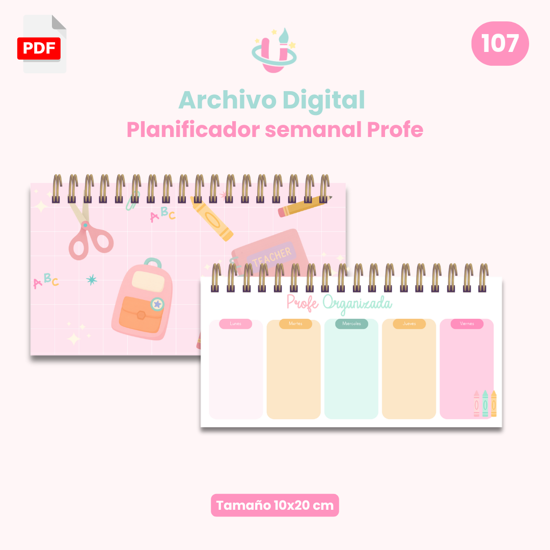 Archivo Digital - Pack Premium Diseño Profes Docentes Maestra - Diseño 107 4