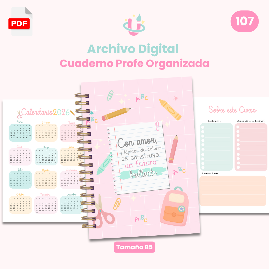 Archivo Digital - Pack Premium Diseño Profes Docentes Maestra - Diseño 107 2