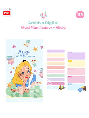 Archivo Digital PDF - Proyecto Maxi Planificador Alicia - Diseño 119