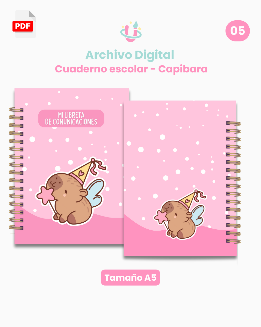 Archivo Digital - Proyecto Libreta de Comunicaciones Capibara A5 - Diseño 05 1