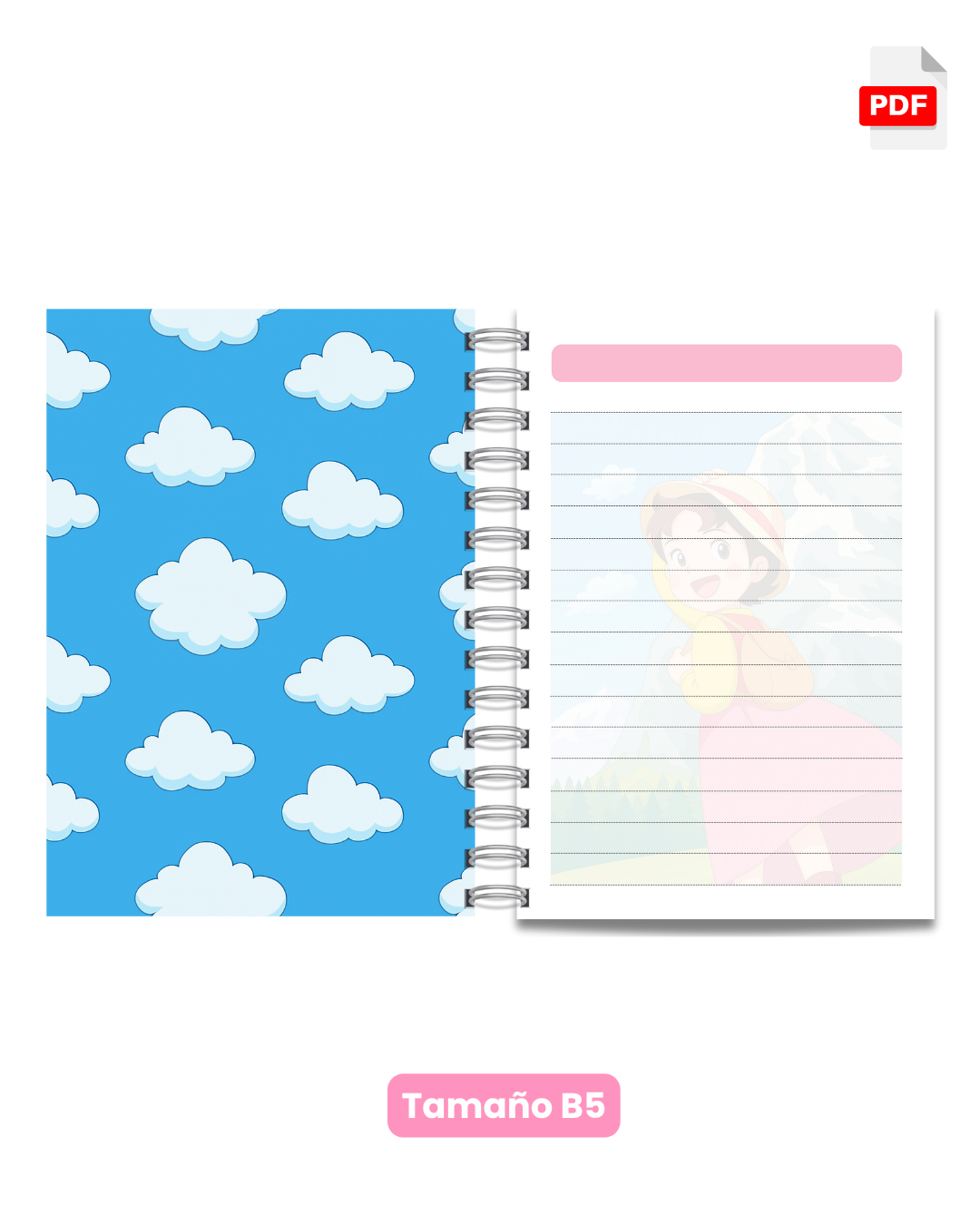 Archivo Digital PDF - Set Portadas Heidy B5 - 129 2