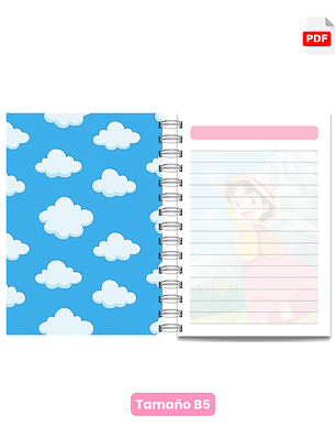 Archivo Digital PDF - Set Portadas Heidy B5 - 129