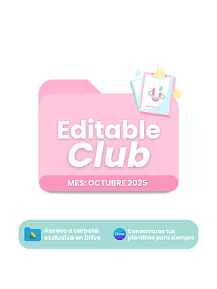 Editable Club -  Octubre 2025