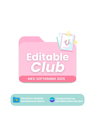 Editable Club - Septiembre 2025 