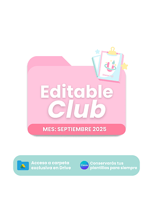 Editable Club - Septiembre 2025 