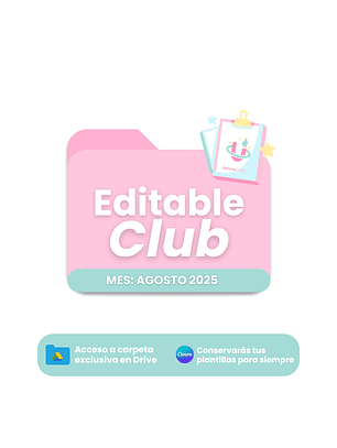 Editable Club - Agosto 2025 