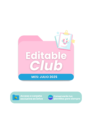 Editable Club -  Julio 2025 
