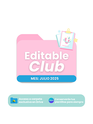 Editable Club -  Julio 2025 