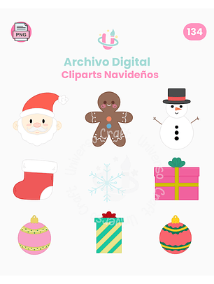 Archivo Digital PNG - Cliparts Navidad - 134